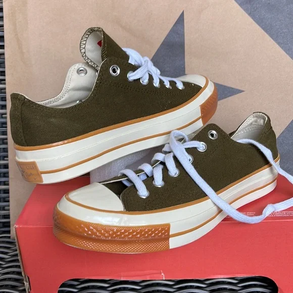 Converse CHUCK 70 OX WMNS surplus olive/egret/gum honey - Picture 9 of 16